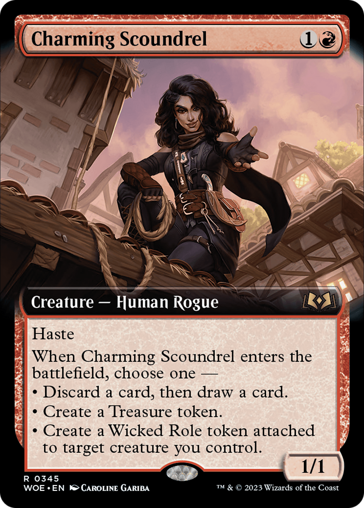 Charming Scoundrel (Extended Art) [Wilds of Eldraine] | Shuffle n Cut Hobbies & Games