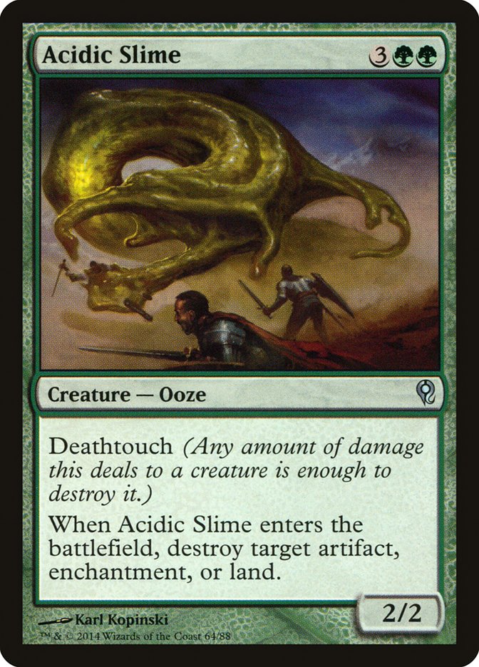 Acidic Slime [Duel Decks: Jace vs. Vraska] | Shuffle n Cut Hobbies & Games