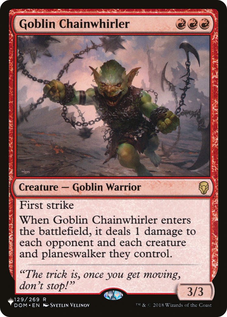 Goblin Chainwhirler [The List] | Shuffle n Cut Hobbies & Games