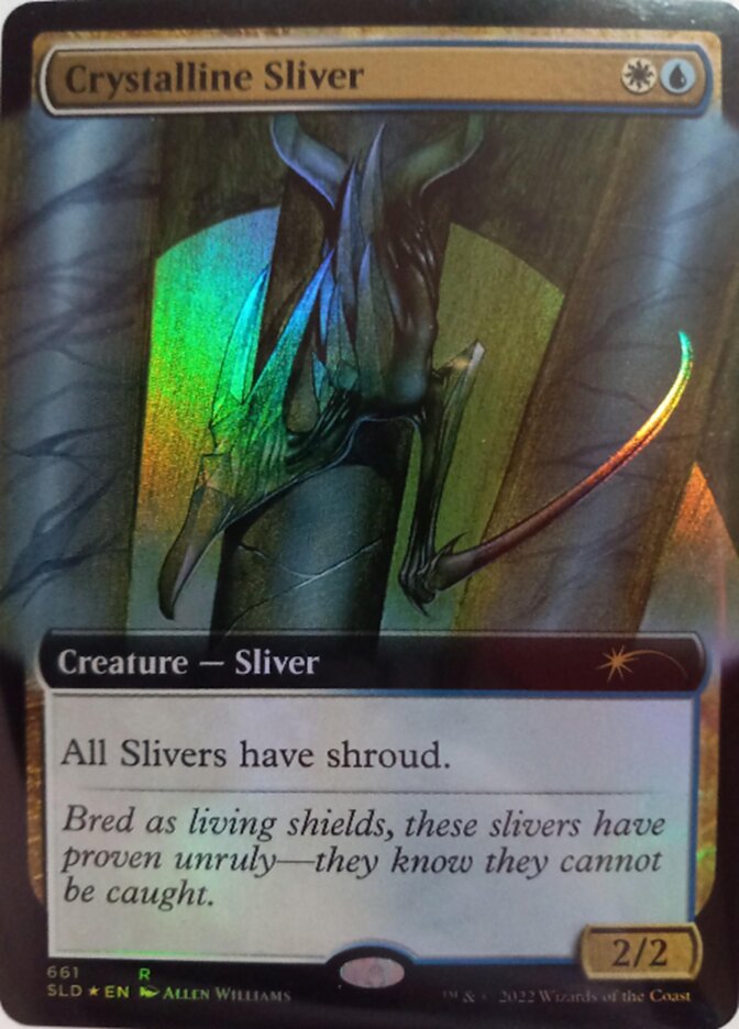 Crystalline Sliver (Extended Art) [Secret Lair Drop Promos] | Shuffle n Cut Hobbies & Games