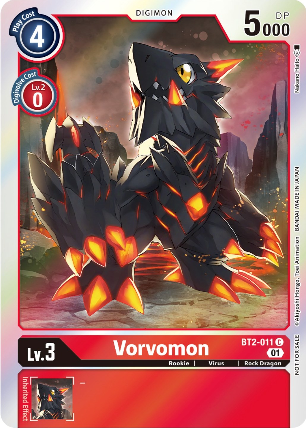 Vorvomon [BT2-011] (ST-11 Special Entry Pack) [Release Special Booster Promos] | Shuffle n Cut Hobbies & Games