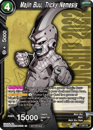 Majin Buu, Tricky Nemesis (P-398) [Promotion Cards] | Shuffle n Cut Hobbies & Games