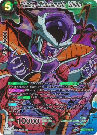 Frieza, Charismatic Villain (SPR) (BT10-075) [Rise of the Unison Warrior 2nd Edition] | Shuffle n Cut Hobbies & Games