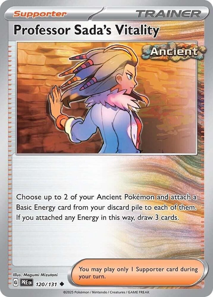 Professor Sada's Vitality (120/131) [Scarlet & Violet: Prismatic Evolutions] | Shuffle n Cut Hobbies & Games