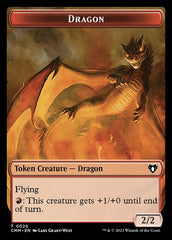 Bird // Dragon (0020) Double-Sided Token [Commander Masters Tokens] | Shuffle n Cut Hobbies & Games