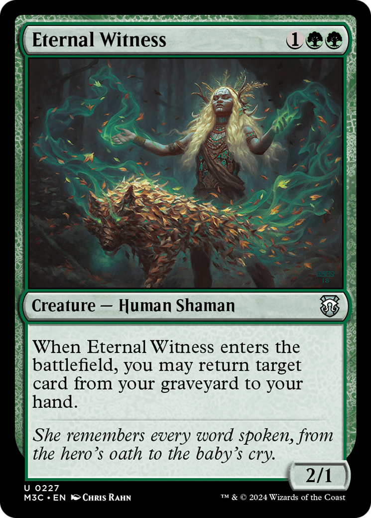 Eternal Witness [Modern Horizons 3 Commander] | Shuffle n Cut Hobbies & Games