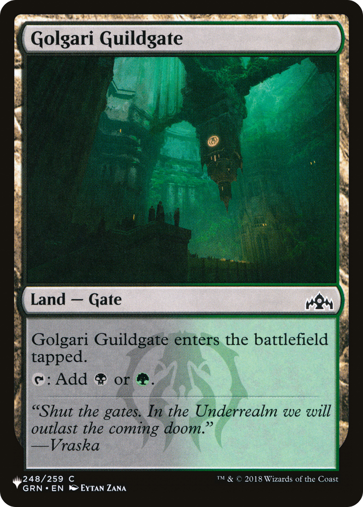 Golgari Guildgate [The List] | Shuffle n Cut Hobbies & Games