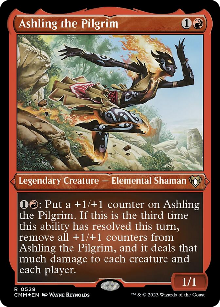 Ashling the Pilgrim (Foil Etched) [Commander Masters] | Shuffle n Cut Hobbies & Games