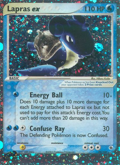 Lapras ex (99/109) [EX: Ruby & Sapphire] | Shuffle n Cut Hobbies & Games