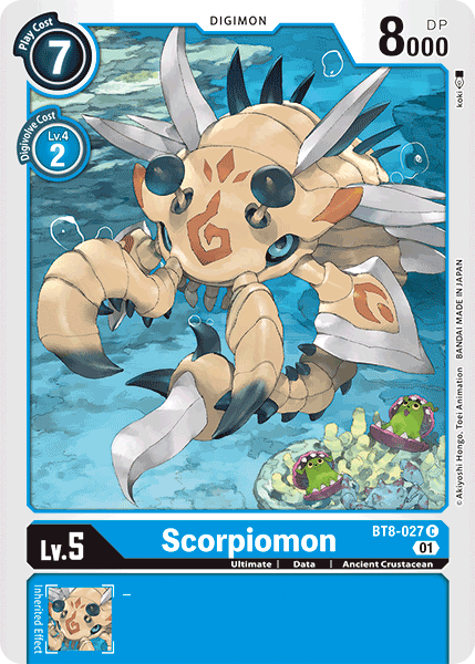 Scorpiomon [BT8-027] [New Awakening] | Shuffle n Cut Hobbies & Games