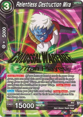 Relentless Destruction Mira (Titan Player Stamped) (BT3-117) [Tournament Promotion Cards] | Shuffle n Cut Hobbies & Games