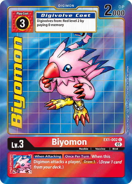 Biyomon [EX1-002] (Alternate Art) [Classic Collection] | Shuffle n Cut Hobbies & Games