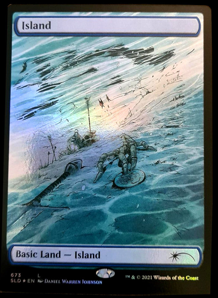 Island (673) [Secret Lair Drop Promos] | Shuffle n Cut Hobbies & Games