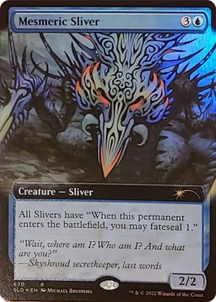 Mesmeric Sliver (Extended Art) [Secret Lair Drop Series] | Shuffle n Cut Hobbies & Games