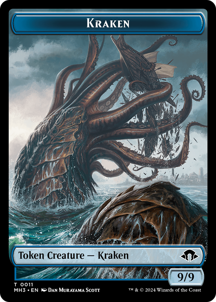 Kraken Token [Modern Horizons 3 Tokens] | Shuffle n Cut Hobbies & Games