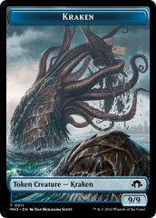 Kraken // Energy Reserve Double-Sided Token [Modern Horizons 3 Tokens] | Shuffle n Cut Hobbies & Games