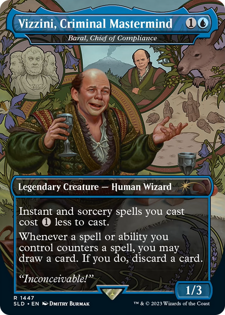 Vizzini, Criminal Mastermind - Baral, Chief of Compliance [Secret Lair Drop Series] | Shuffle n Cut Hobbies & Games