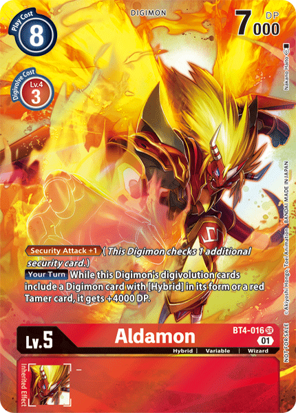 Aldamon [BT4-016] (1-Year Anniversary Box Topper) [Promotional Cards] | Shuffle n Cut Hobbies & Games