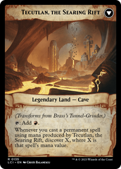 Brass's Tunnel-Grinder // Tecutlan, the Searing Rift [The Lost Caverns of Ixalan Prerelease Cards] | Shuffle n Cut Hobbies & Games