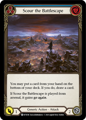 Scour the Battlescape (Blue) [U-WTR196] (Welcome to Rathe Unlimited)  Unlimited Rainbow Foil | Shuffle n Cut Hobbies & Games