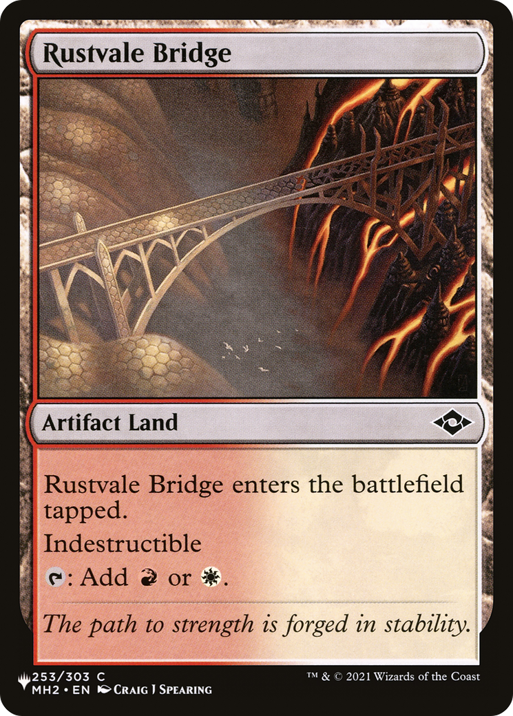 Rustvale Bridge [The List] | Shuffle n Cut Hobbies & Games