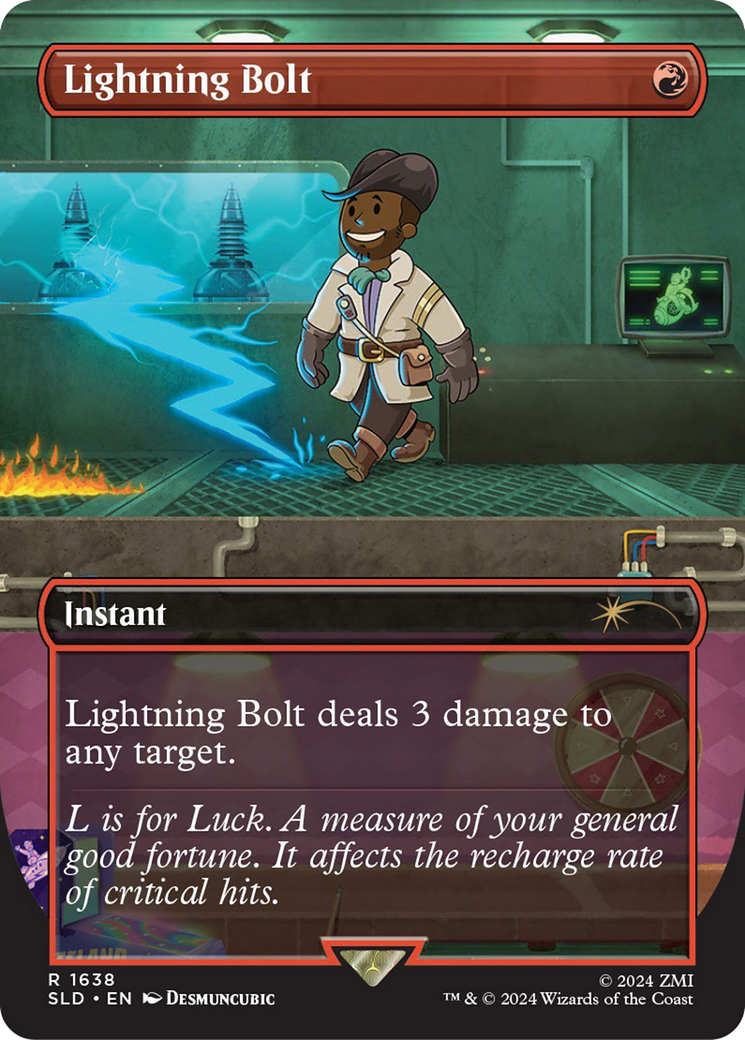 Lightning Bolt (1638) [Secret Lair Drop Series] | Shuffle n Cut Hobbies & Games