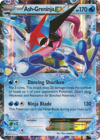 Ash-Greninja EX (XY133) (Jumbo Card) [XY: Black Star Promos] | Shuffle n Cut Hobbies & Games