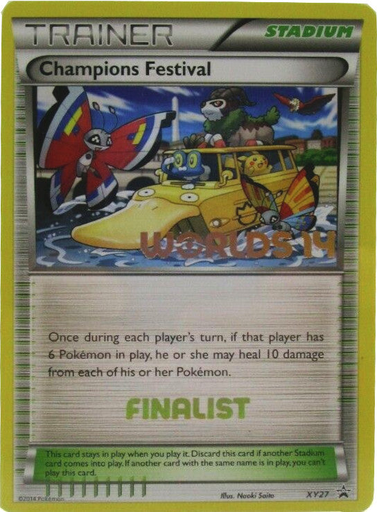 Champions Festival (XY27) (2014 Finalist) [XY: Black Star Promos] | Shuffle n Cut Hobbies & Games