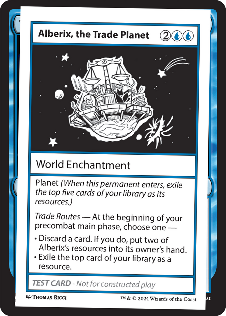 Alberix, the Trade Planet [Mystery Booster 2 Playtest Cards] | Shuffle n Cut Hobbies & Games