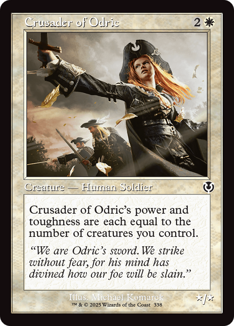 Crusader of Odric (Retro Frame) [Innistrad Remastered] | Shuffle n Cut Hobbies & Games