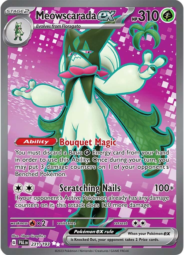 Meowscarada ex (231/193) [Scarlet & Violet: Paldea Evolved] | Shuffle n Cut Hobbies & Games