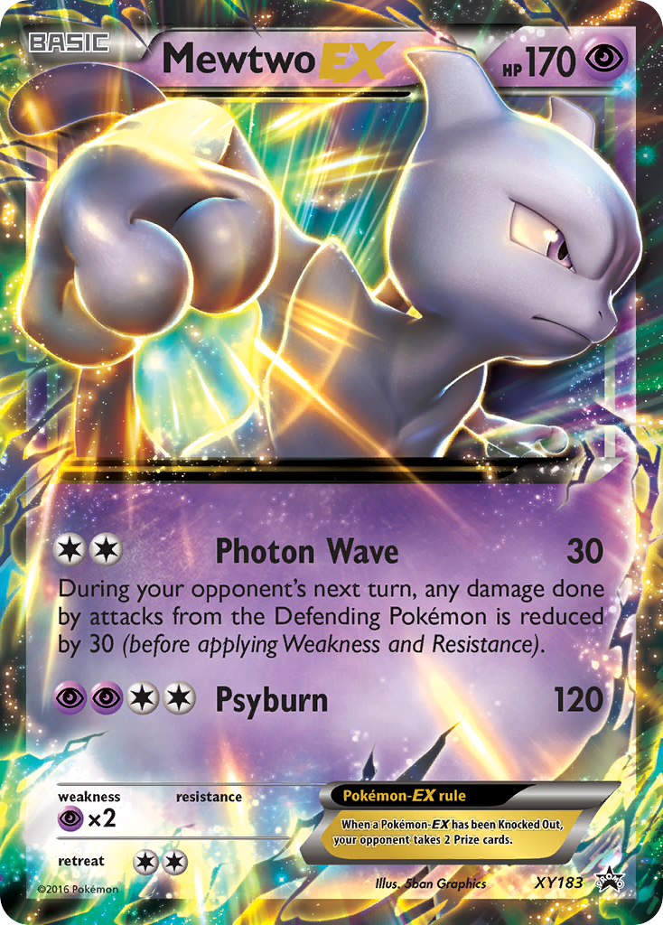 Mewtwo EX (XY183) [XY: Black Star Promos] | Shuffle n Cut Hobbies & Games