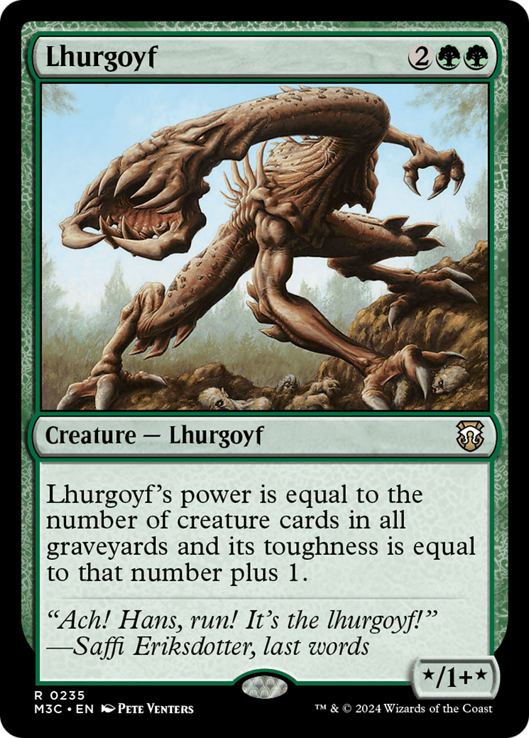 Lhurgoyf [Modern Horizons 3 Commander] | Shuffle n Cut Hobbies & Games