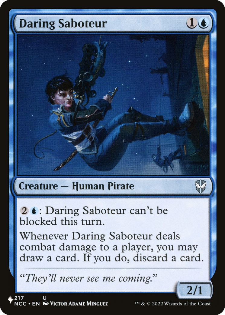 Daring Saboteur [The List] | Shuffle n Cut Hobbies & Games