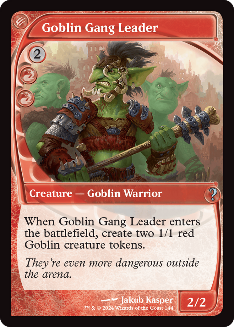 Goblin Gang Leader (Future Sight) [Mystery Booster 2] | Shuffle n Cut Hobbies & Games