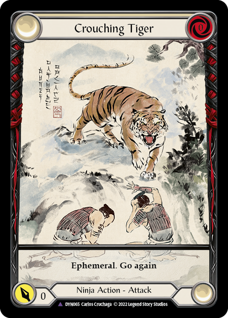 Crouching Tiger (Marvel) [DYN065] (Dynasty)  Cold Foil | Shuffle n Cut Hobbies & Games