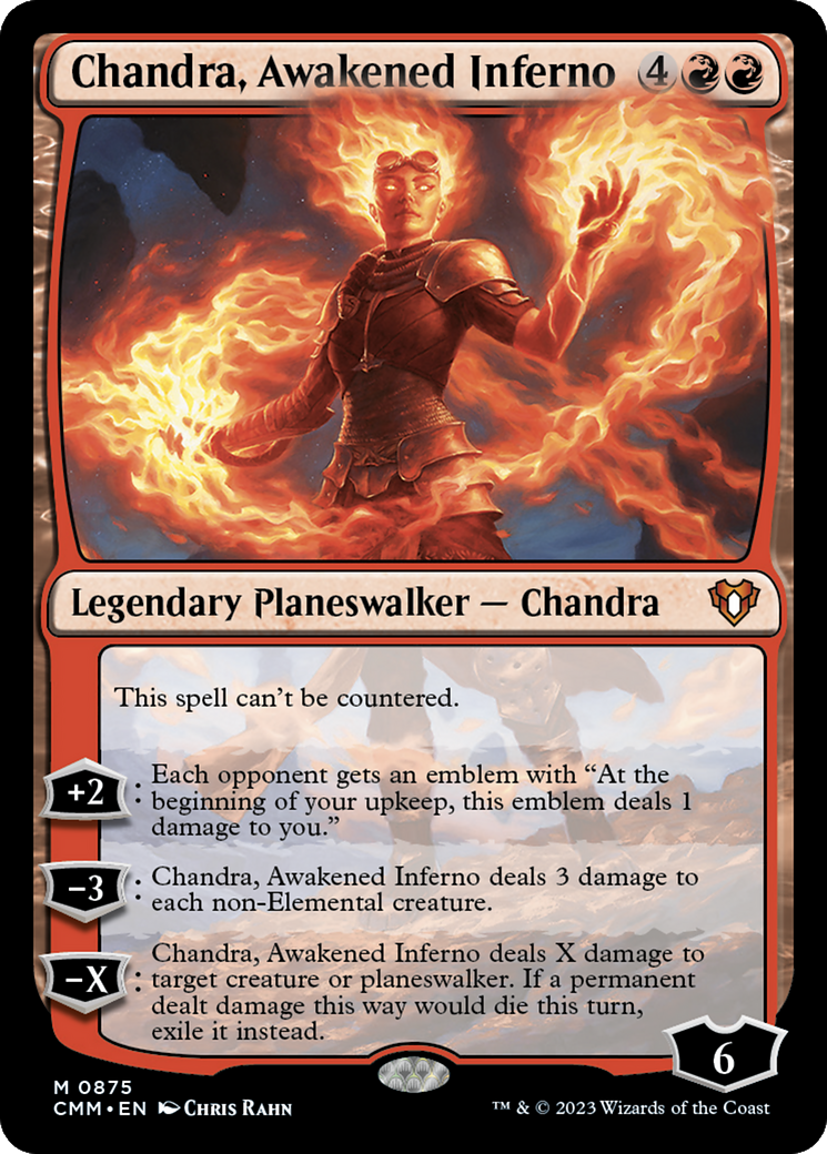 Chandra, Awakened Inferno [Commander Masters] | Shuffle n Cut Hobbies & Games