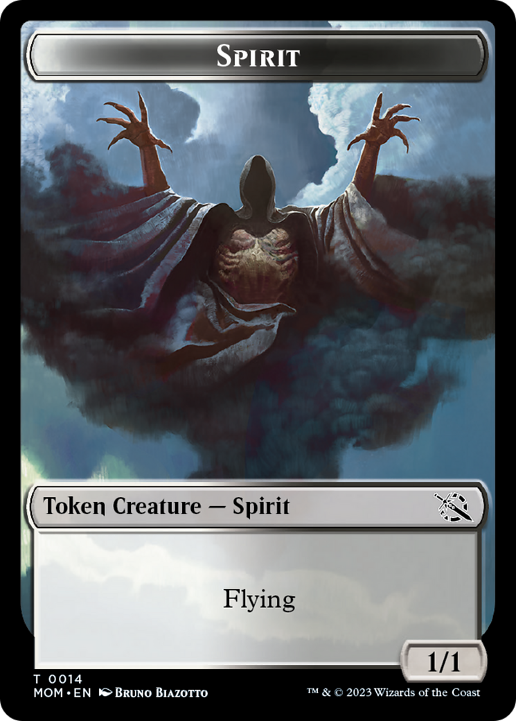 Spirit Token [March of the Machine Tokens] | Shuffle n Cut Hobbies & Games