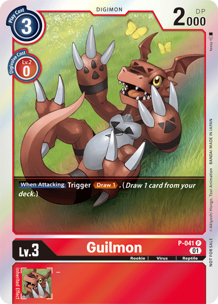 Guilmon [P-041] [Promotional Cards] | Shuffle n Cut Hobbies & Games