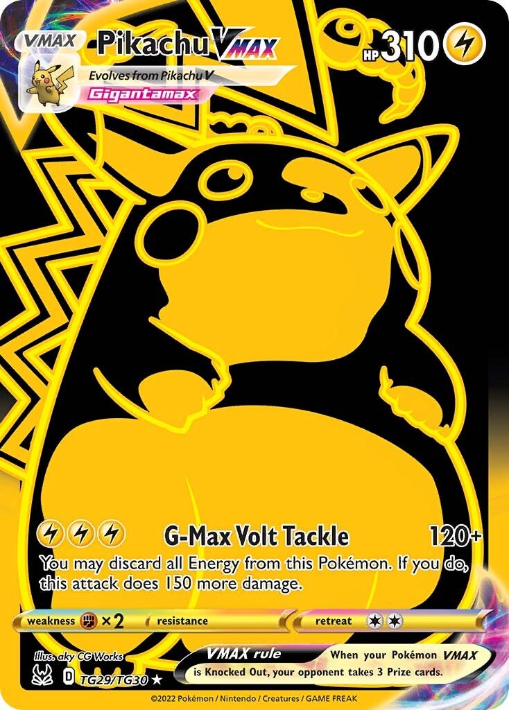 Pikachu VMAX (TG29/TG30) [Sword & Shield: Lost Origin] | Shuffle n Cut Hobbies & Games