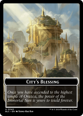 Hamster // City's Blessing Double-Sided Token [Bloomburrow Commander Tokens] | Shuffle n Cut Hobbies & Games