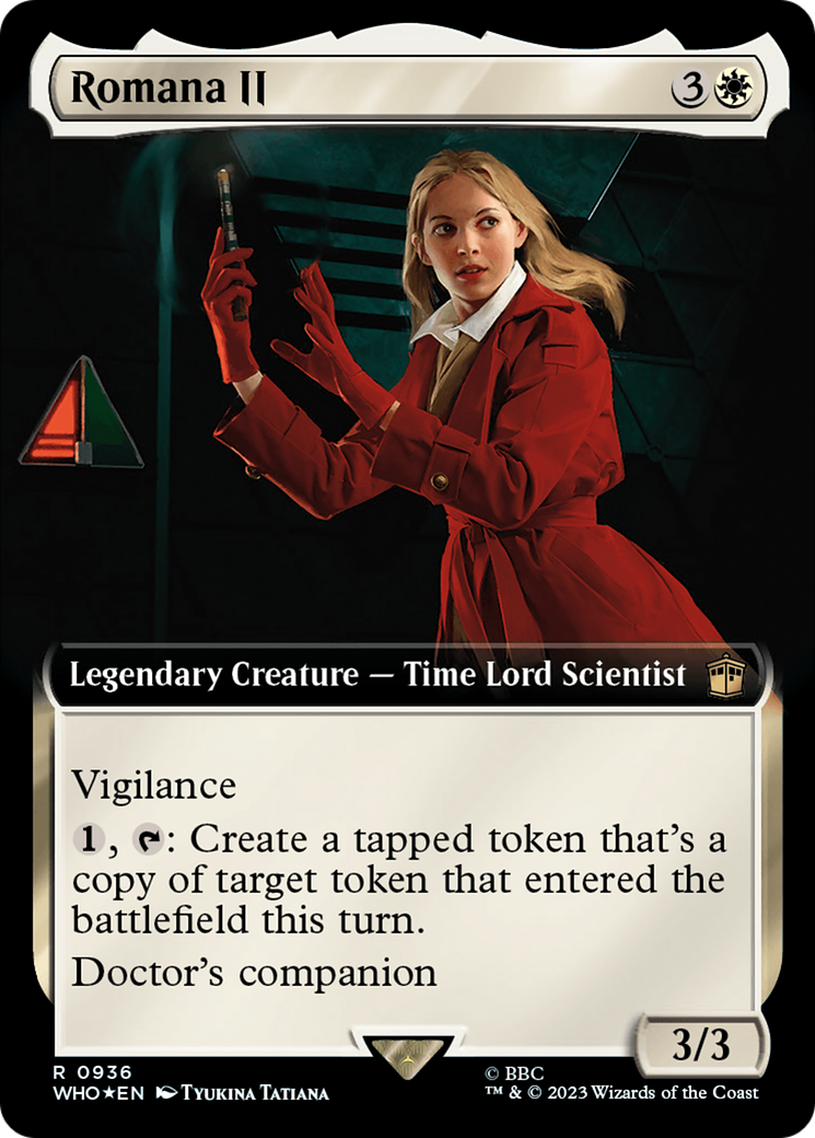 Romana II (Extended Art) (Surge Foil) [Doctor Who] | Shuffle n Cut Hobbies & Games