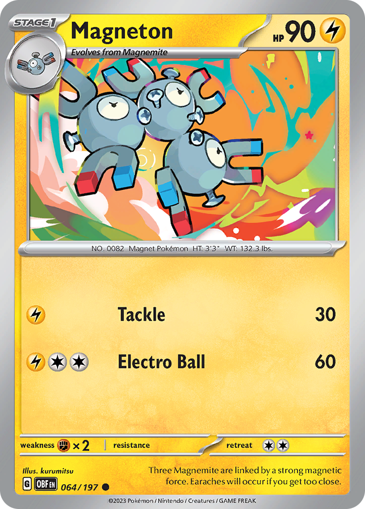 Magneton (064/197) [Scarlet & Violet: Obsidian Flames] | Shuffle n Cut Hobbies & Games