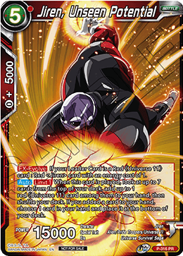 Jiren, Unseen Potential (P-316) [Tournament Promotion Cards] | Shuffle n Cut Hobbies & Games