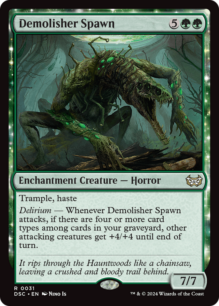 Demolisher Spawn [Duskmourn: House of Horror Commander] | Shuffle n Cut Hobbies & Games