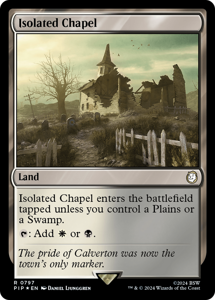 Isolated Chapel (Surge Foil) [Fallout] | Shuffle n Cut Hobbies & Games