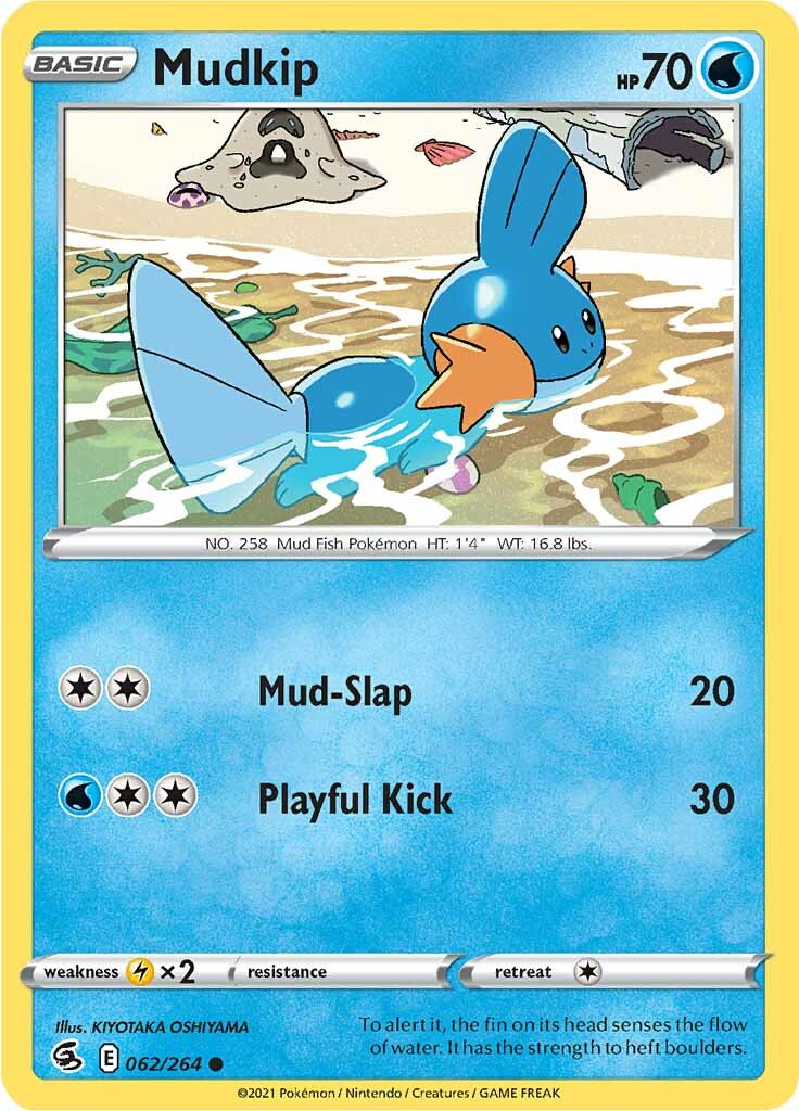 Mudkip (062/264) [Sword & Shield: Fusion Strike] | Shuffle n Cut Hobbies & Games