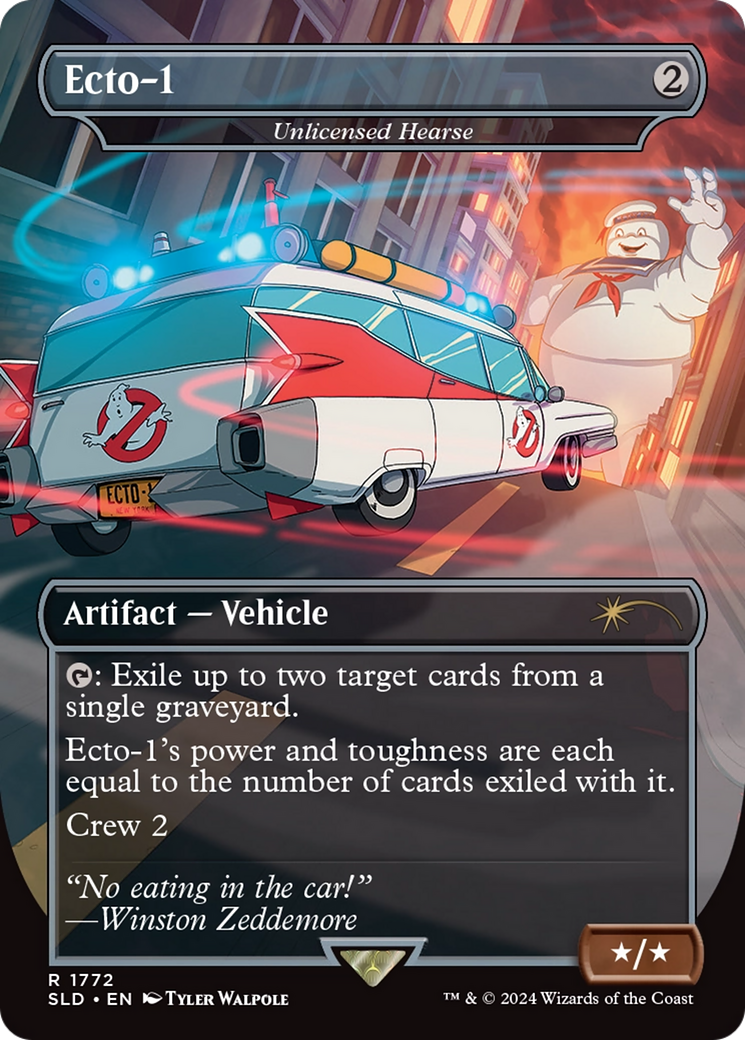 Ecto-1 - Unlicensed Hearse [Secret Lair Drop Series] | Shuffle n Cut Hobbies & Games