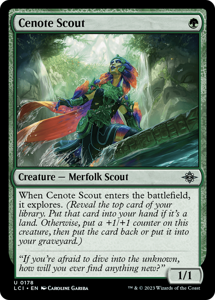 Cenote Scout [The Lost Caverns of Ixalan] | Shuffle n Cut Hobbies & Games