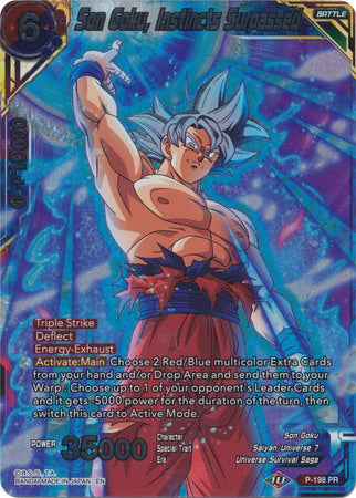 Son Goku, Instincts Surpassed (P-198) [Promotion Cards] | Shuffle n Cut Hobbies & Games